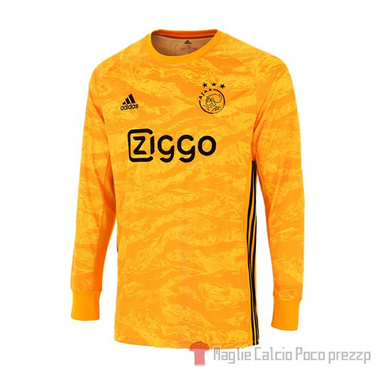 Maglia Ajax Portiere Manica Lunga 2019/2020 Giallo - Clicca l'immagine per chiudere